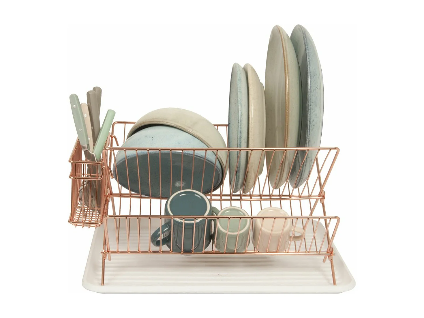 Egouttoir à vaisselle en métal Rack