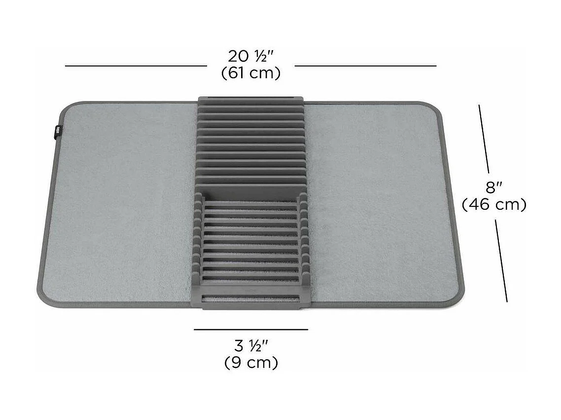 Tapis de séchage vaisselle pliable Udry