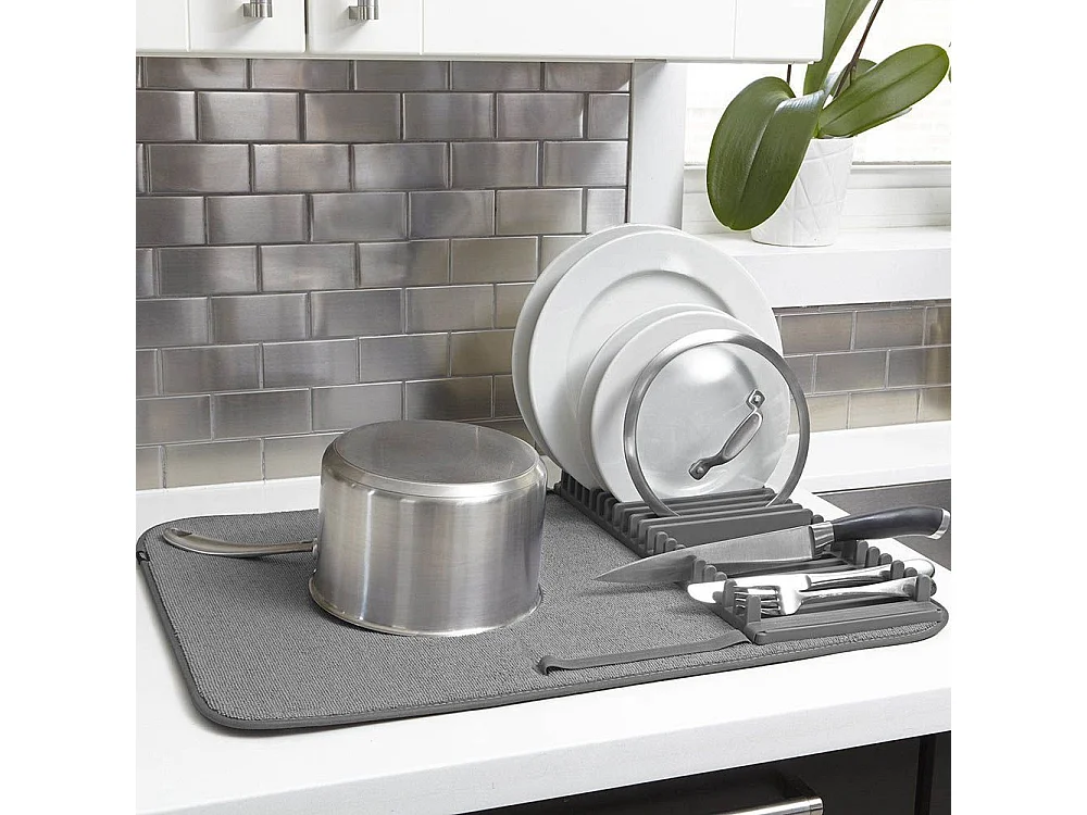 Tapis de séchage vaisselle pliable Udry