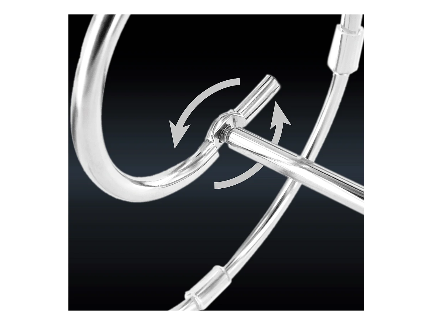 Sechoir A Carafe Metal Chrome Argent