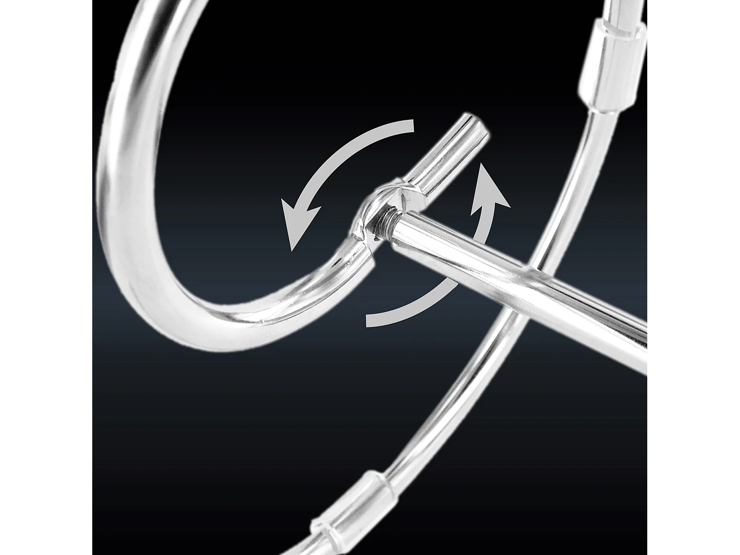 Sechoir A Carafe Metal Chrome Argent