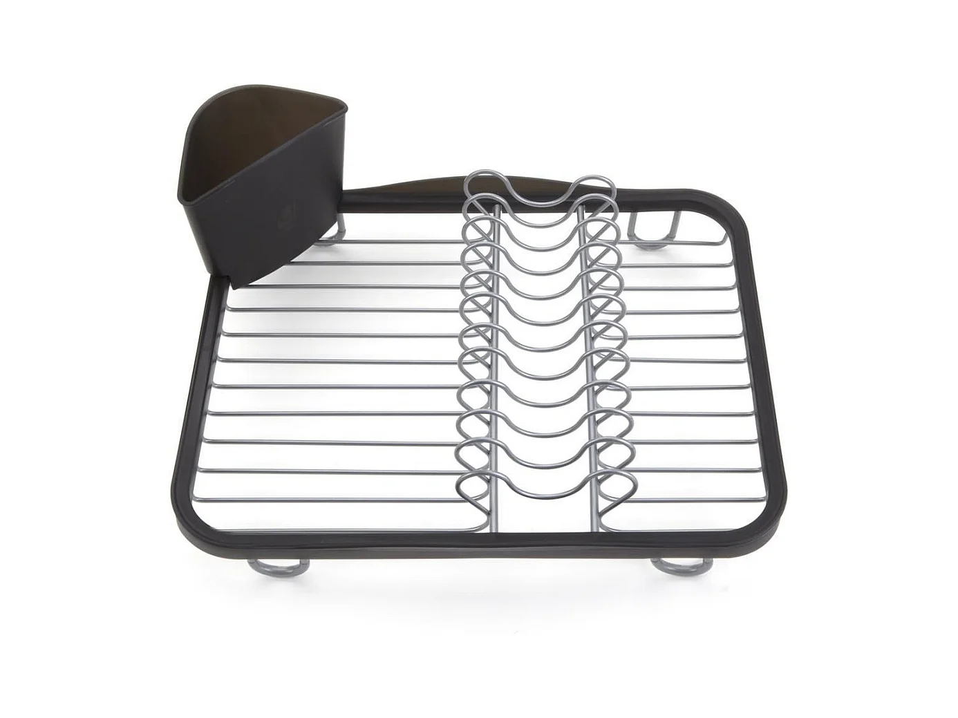 Portaplatos con soporte de utensilios extraíble