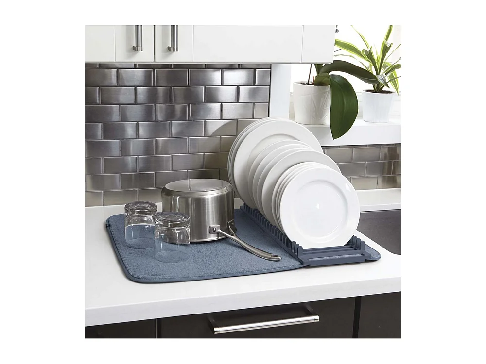 Tapis de séchage vaisselle pliable Udry