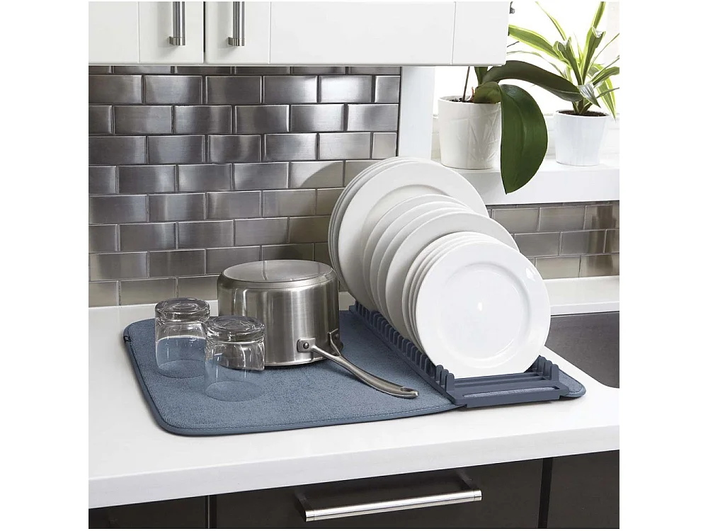 Tapis de séchage vaisselle pliable Udry