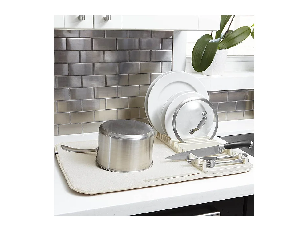 Alfombra plegable para secar platos Udry