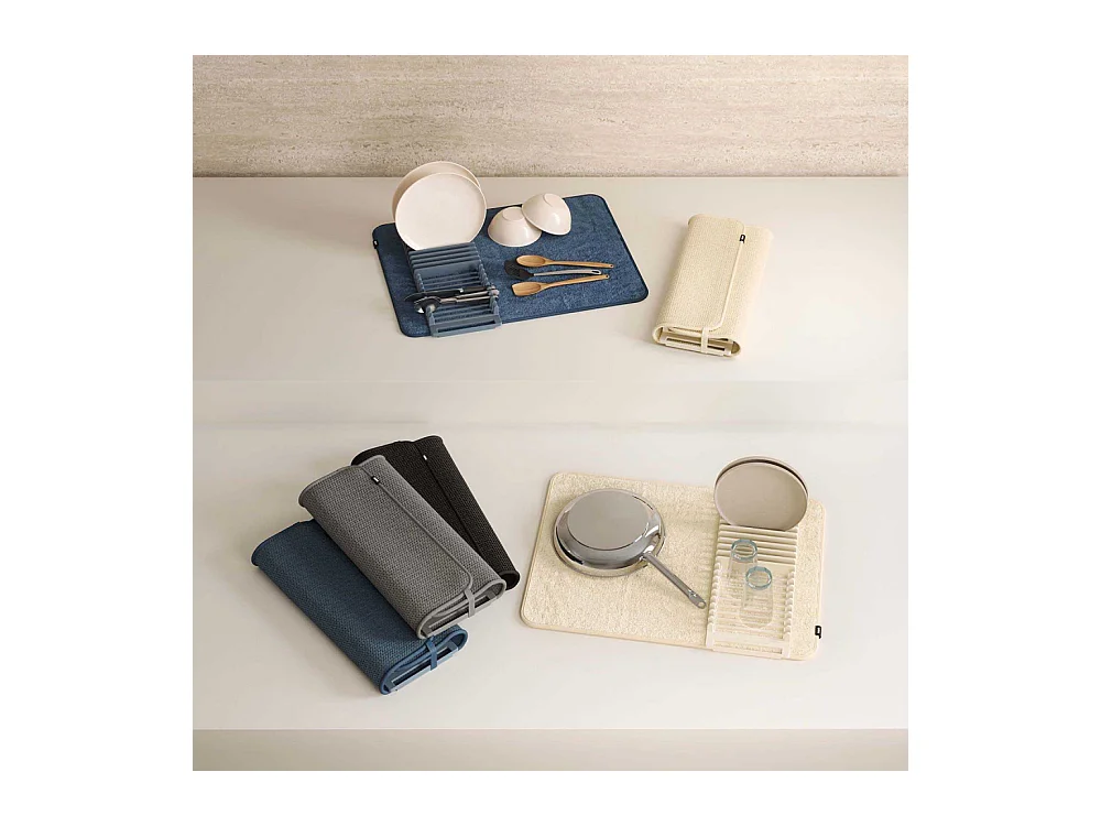 Alfombra plegable para secar platos Udry