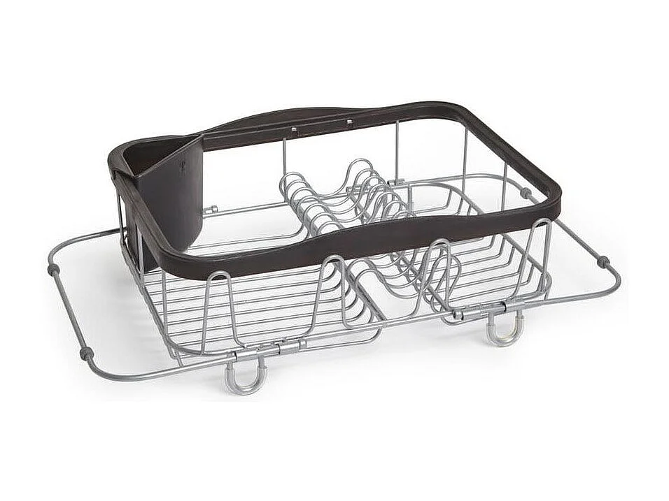 Escurridor de platos Negro/Níquel