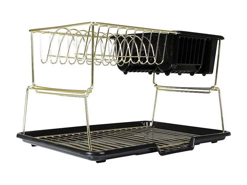 Égouttoir à Vaisselle 2 Niveaux "Cook" 45cm Noir