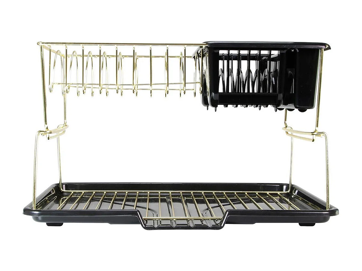 Égouttoir à Vaisselle 2 Niveaux "Cook" 45cm Noir