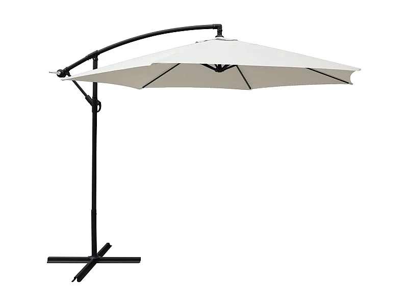 Parasol déporté rond Eko 3 m