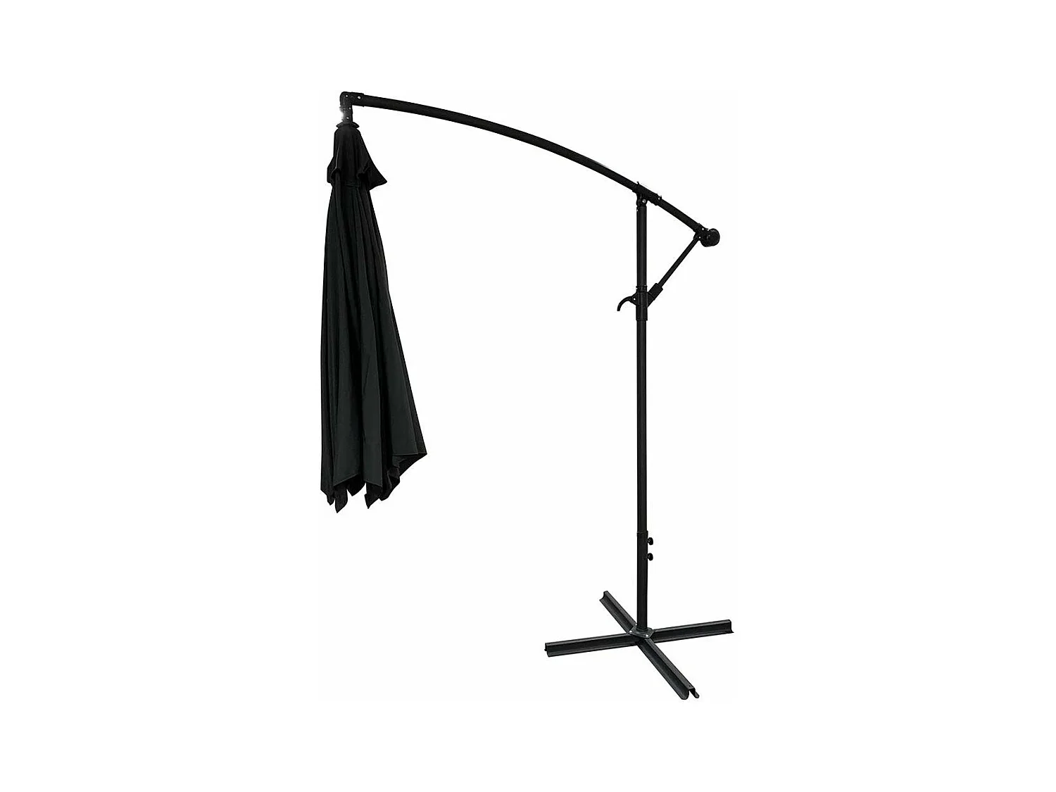 Parasol déporté rond Eko 3 m