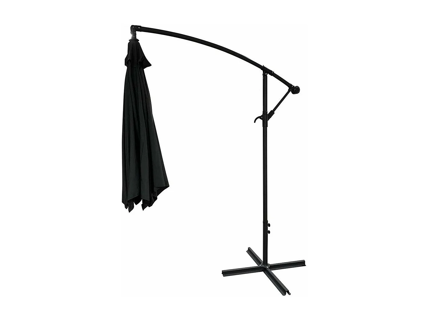 Parasol déporté rond Eko 3 m