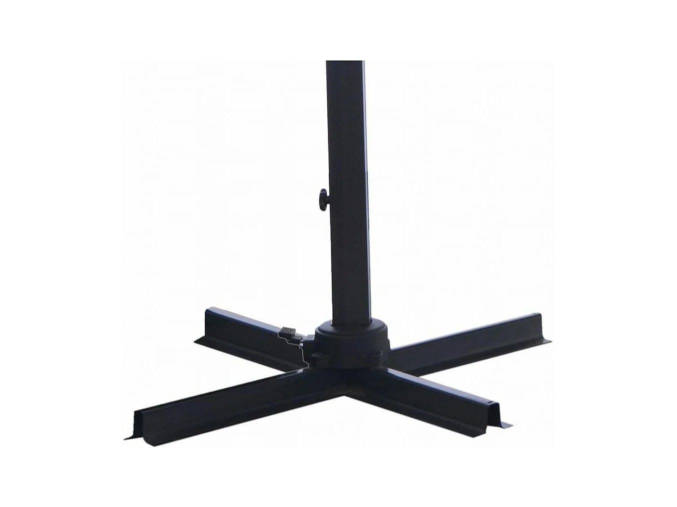 Parasol déporté orientable 360° inclinable gauche droite 3 x 3 m Orient Vert