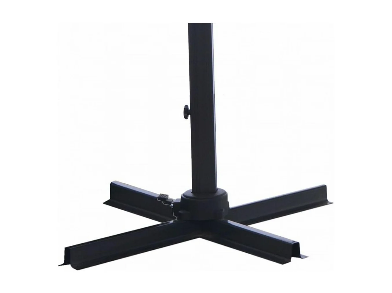 Parasol déporté orientable 360° inclinable gauche droite 3 x 3 m Orient Vert