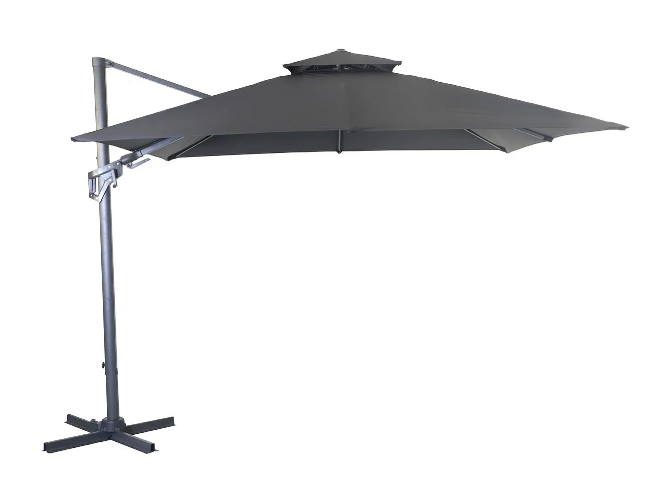 Parasol déporté inclinable et orientable Bioclim 3 x 3 m