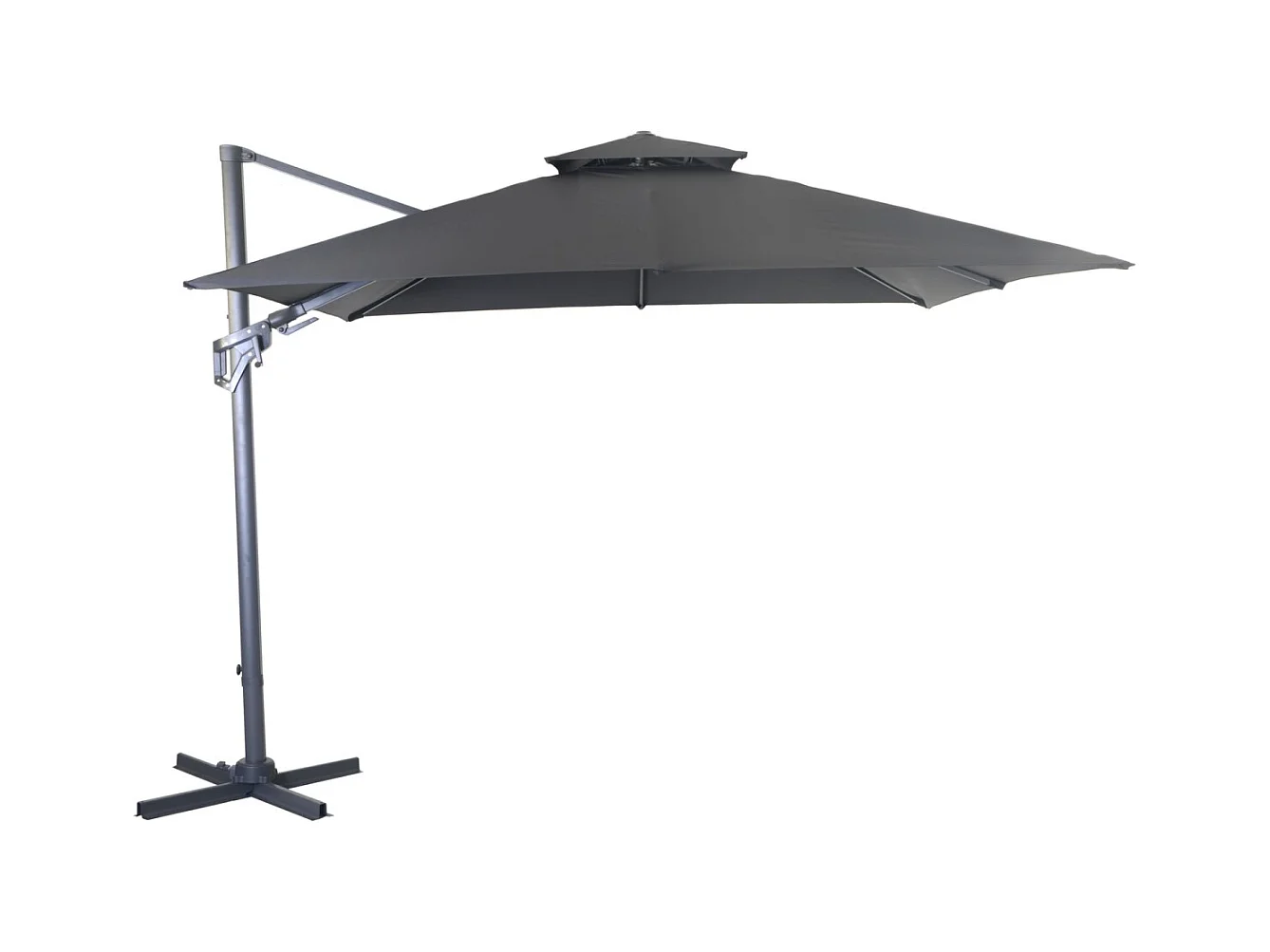 Parasol déporté inclinable et orientable Bioclim 3 x 3 m