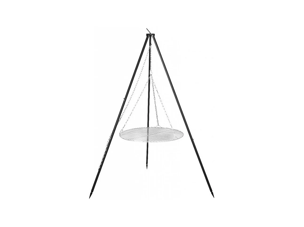 Grill de cuisson en acier inoxydable sur trépieds Nobel 60 cm