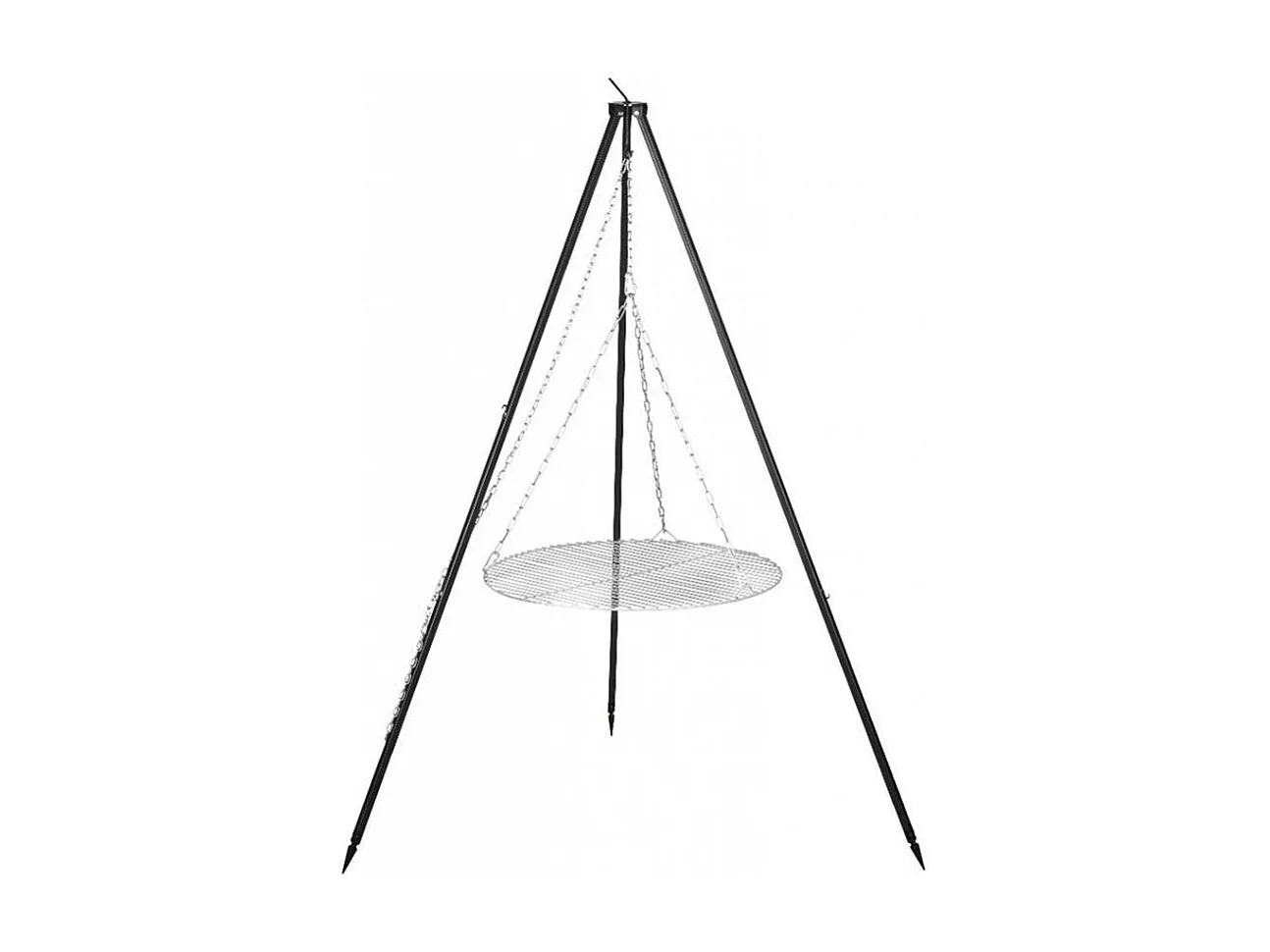 Grill de cuisson en acier inoxydable sur trépieds Nobel 60 cm