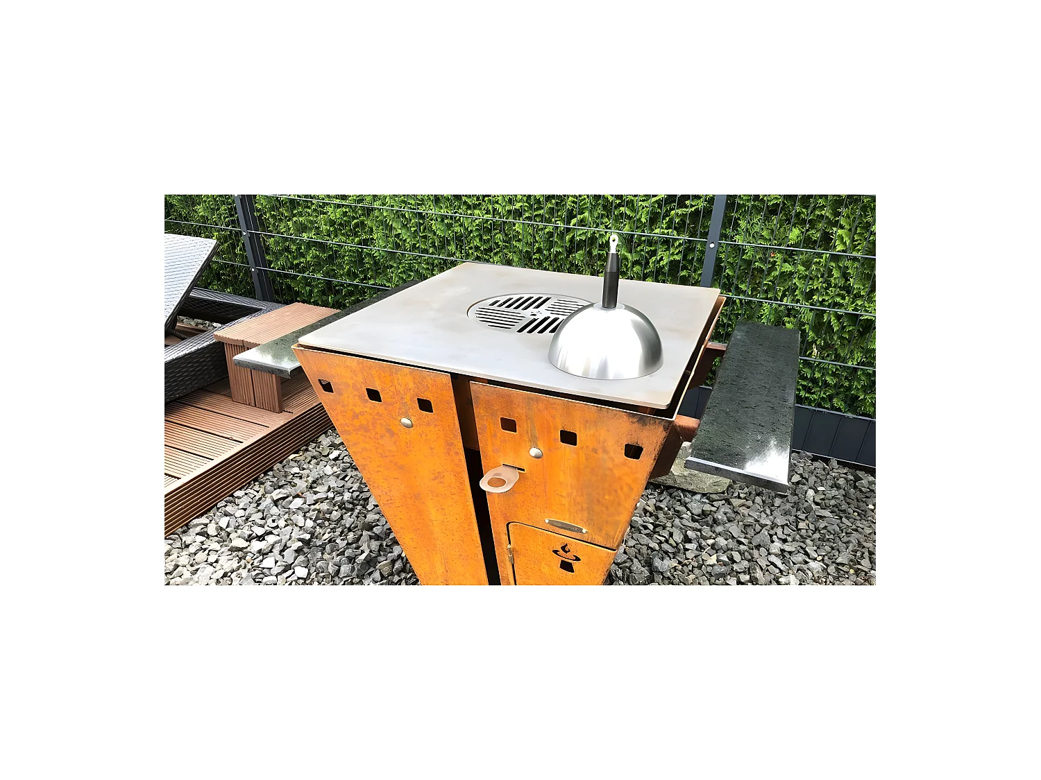 Barbecue brasero en acier  Magnus