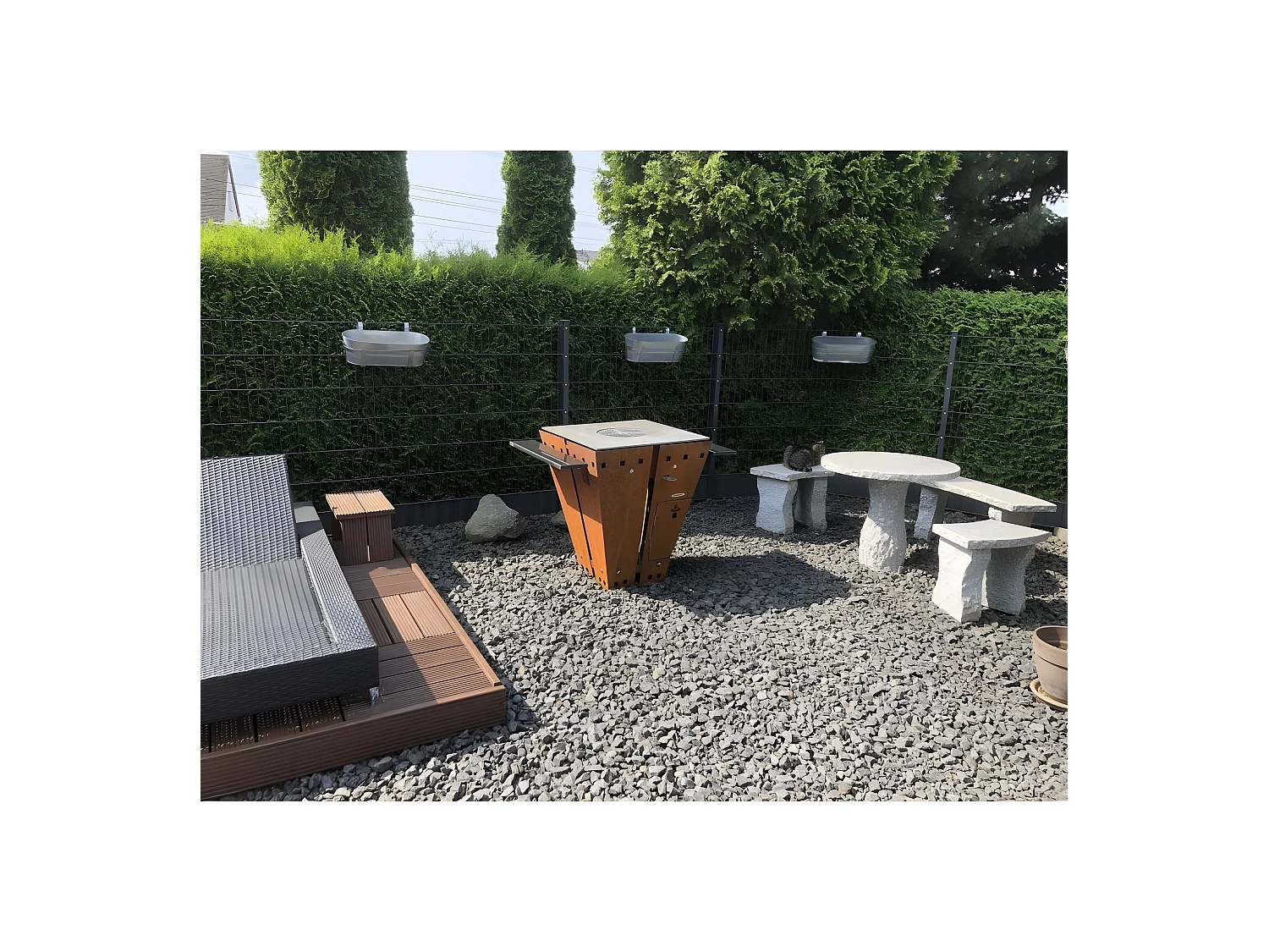 Barbecue brasero en acier  Magnus