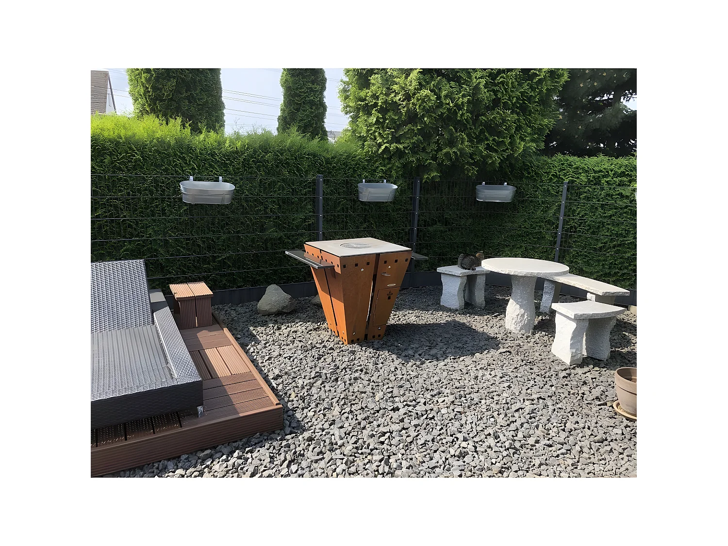 Barbecue Feuerschale aus Stahl Magnus