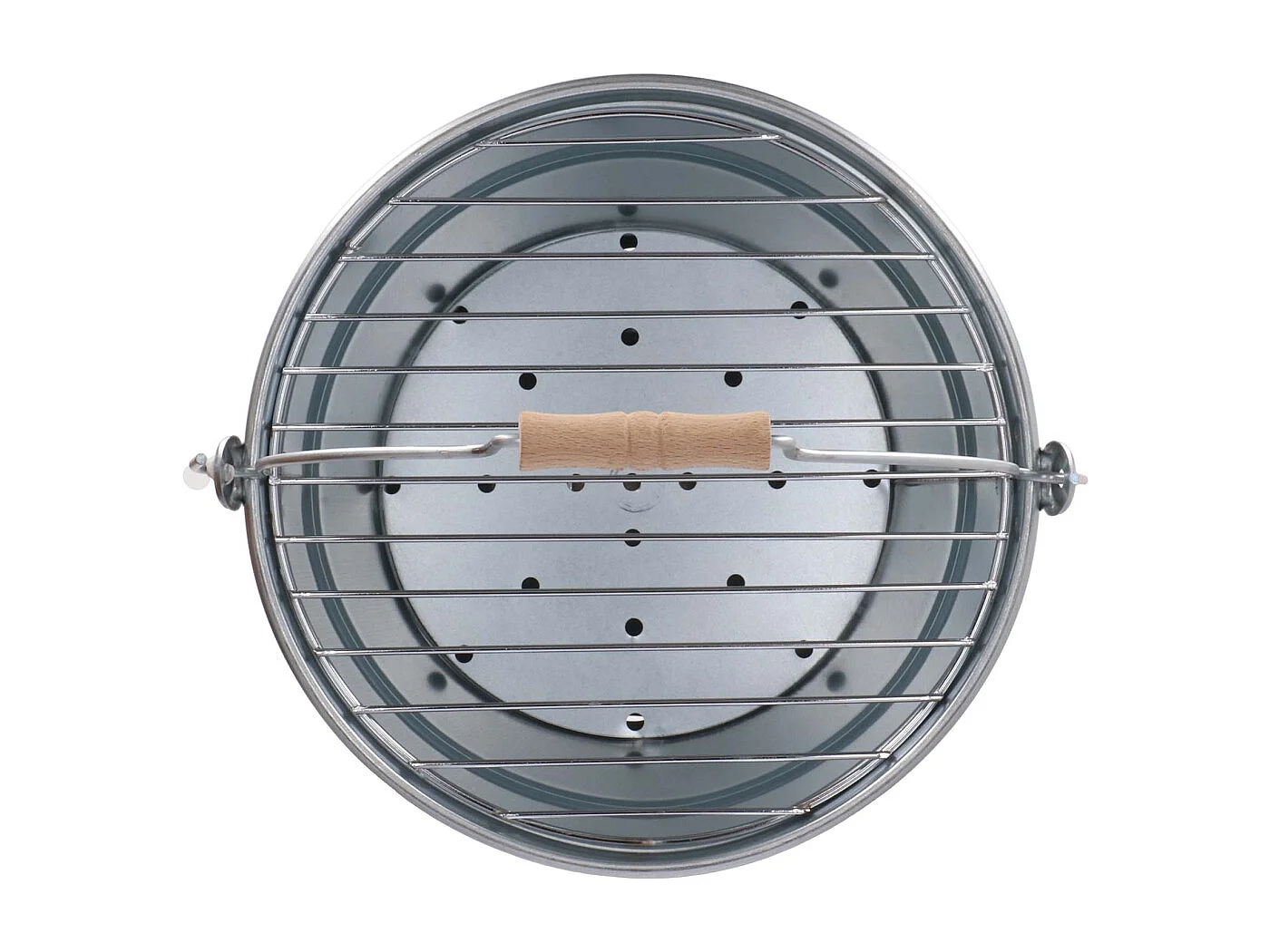 Seau barbecue en métal