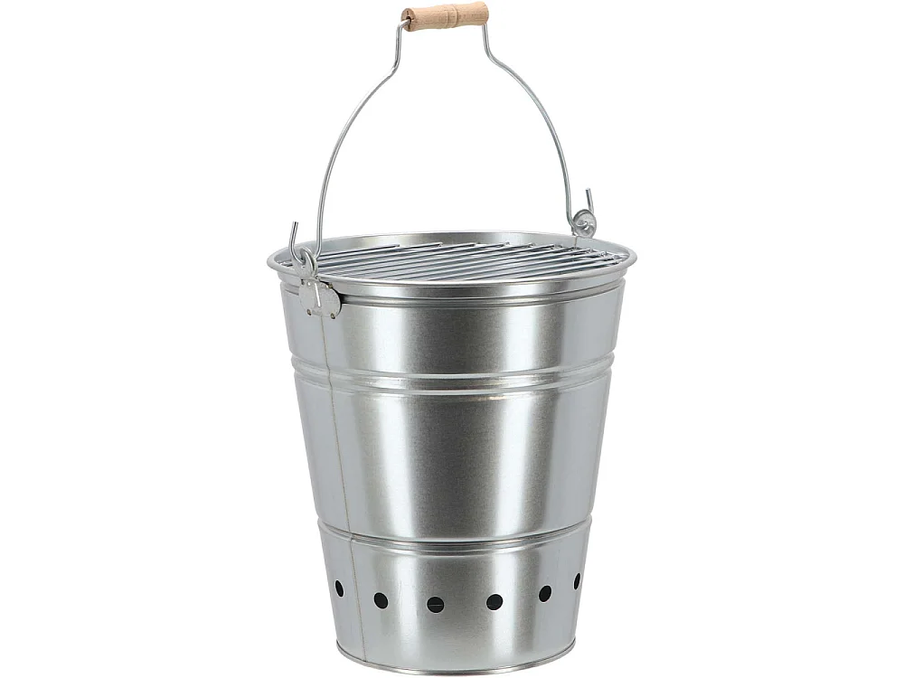 Seau barbecue en métal