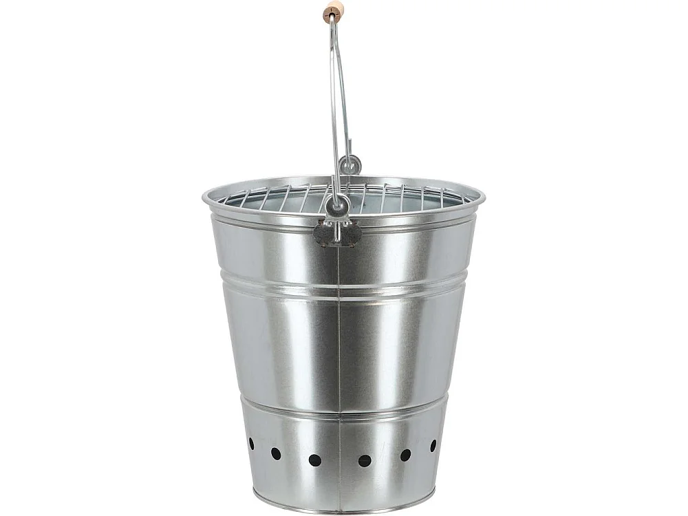 Seau barbecue en métal