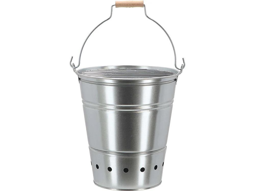 Seau barbecue en métal