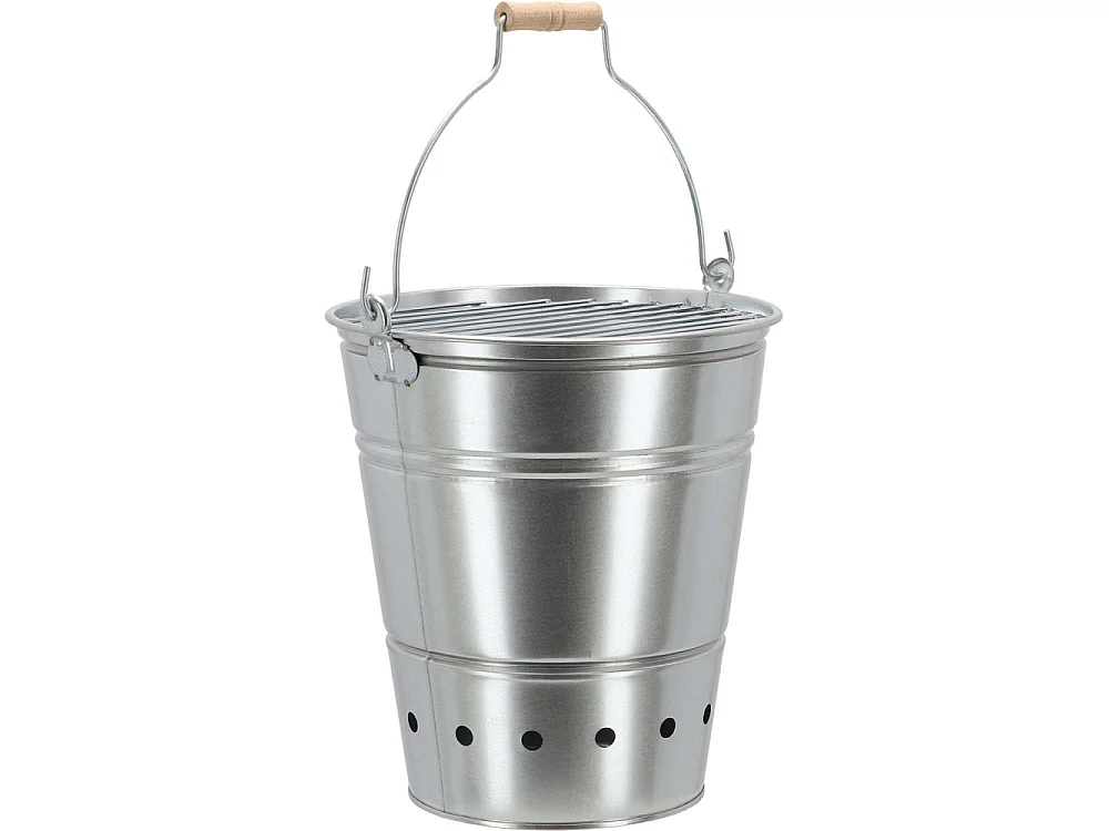 Seau barbecue en métal