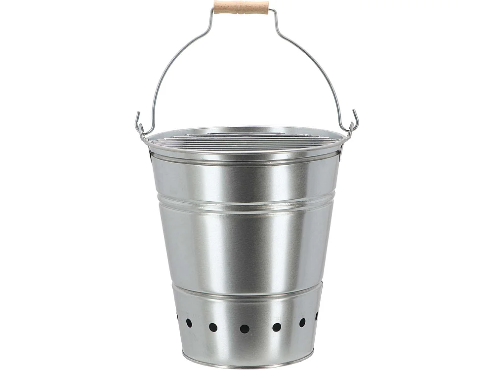 Seau barbecue en métal
