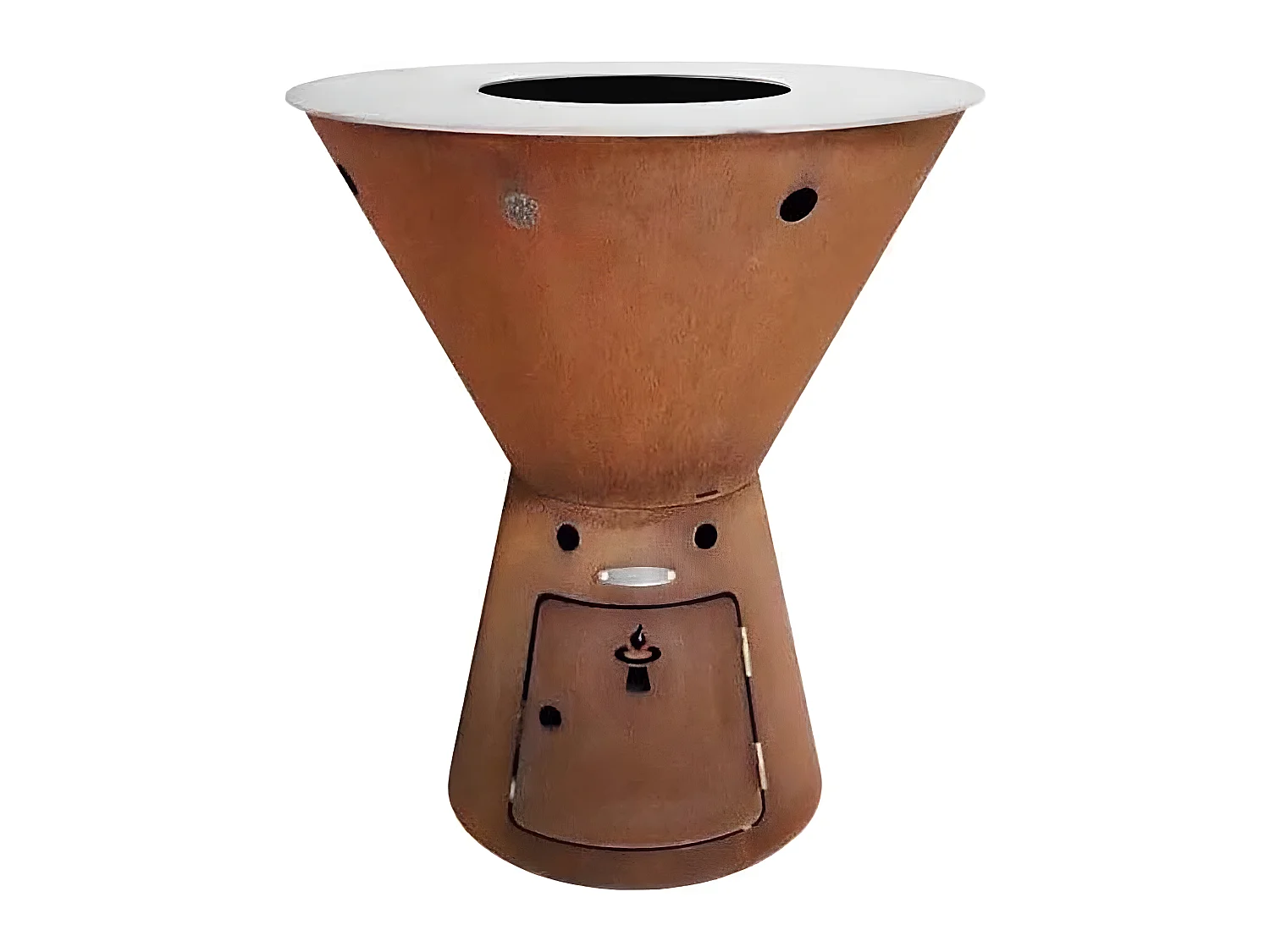 Barbecue brasero en acier Zeus 78 cm