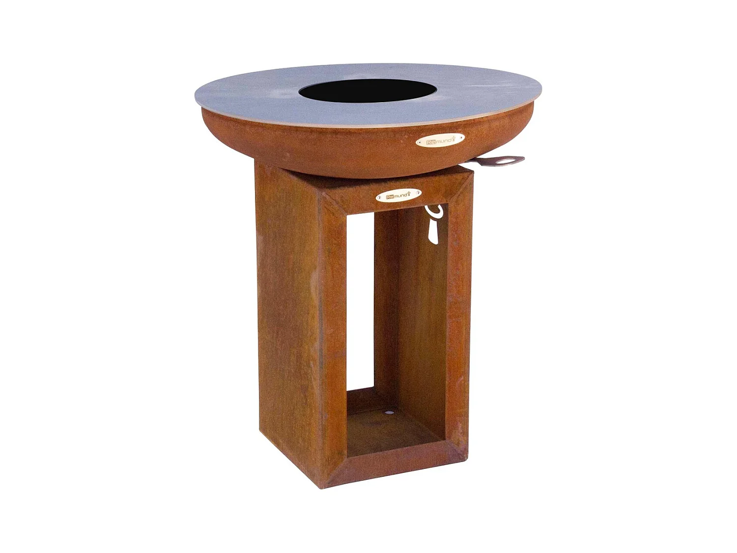 Barbecue brasero en acier  Carus Diamètre 62 cm Hauteur 71 cm