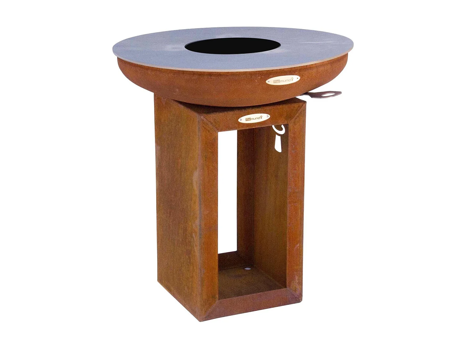 Barbecue brasero en acier  Carus Diamètre 62 cm Hauteur 71 cm