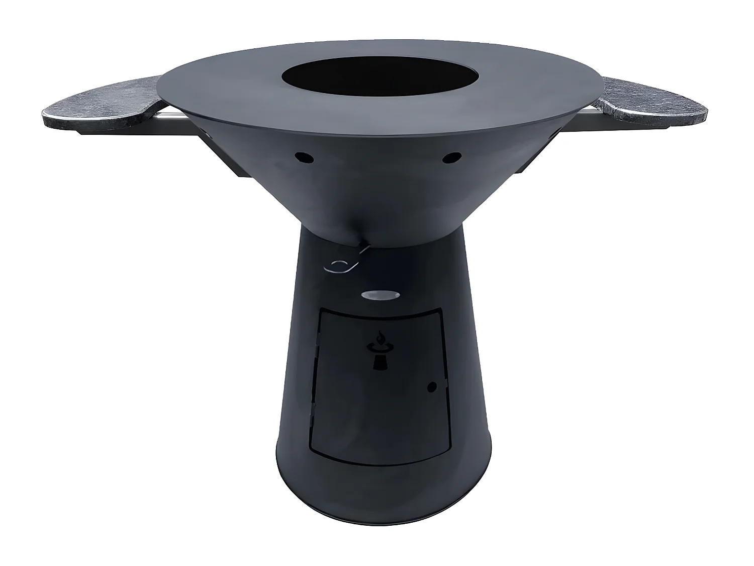 Barbecue brasero en acier Phoenix Hauteur 99 cm Diamètre 99 cm