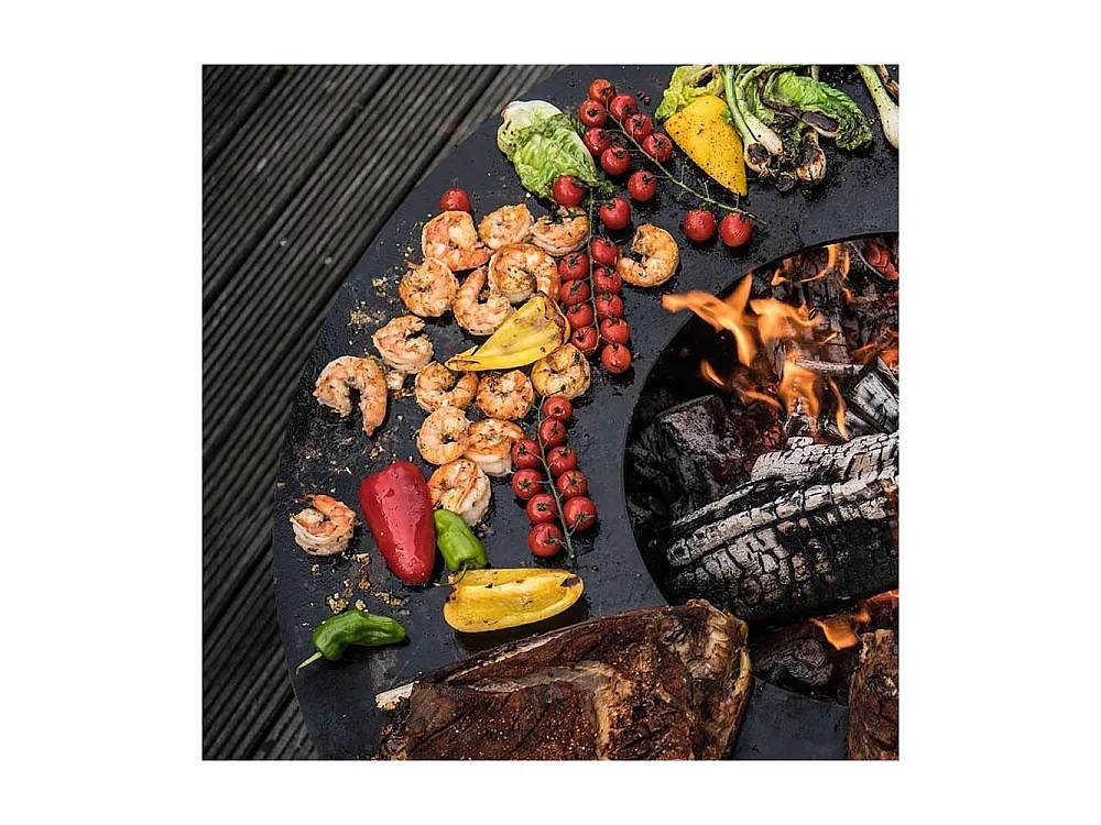 Barbacoa con brasero de acero Phoenix Altura 99 cm Diámetro 99 cm