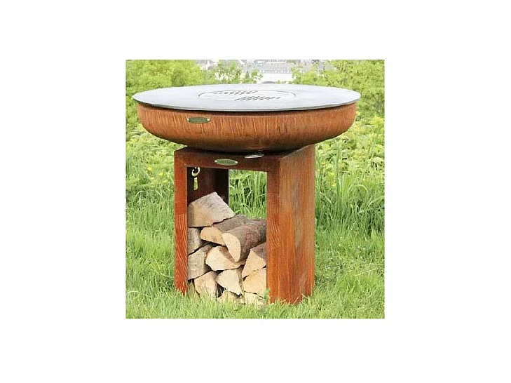 Barbecue brasero en acier  Carus Diamètre 102 cm Hauteur 87 cm