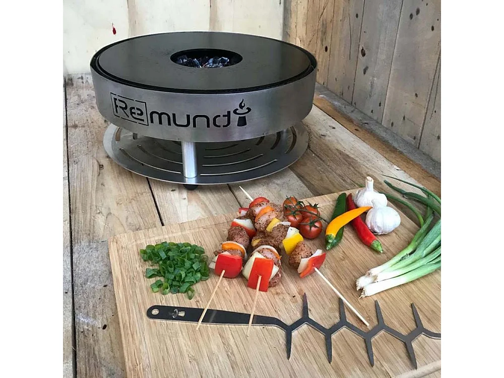 Brasero de table en acier Pirus