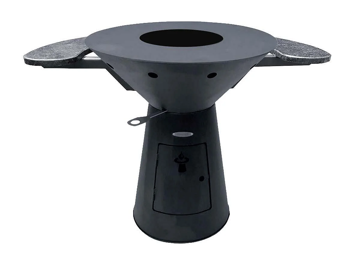 Barbecue brasero en acier Phoenix Hauteur 89 cm Diamètre 79 cm