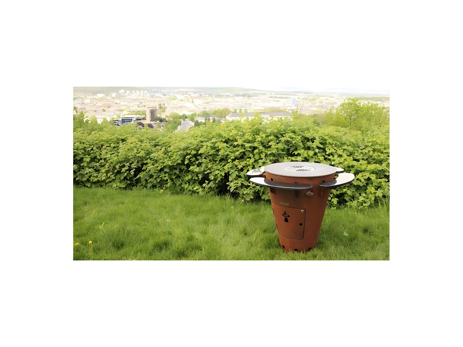 Barbecue brasero en acier Ceasar