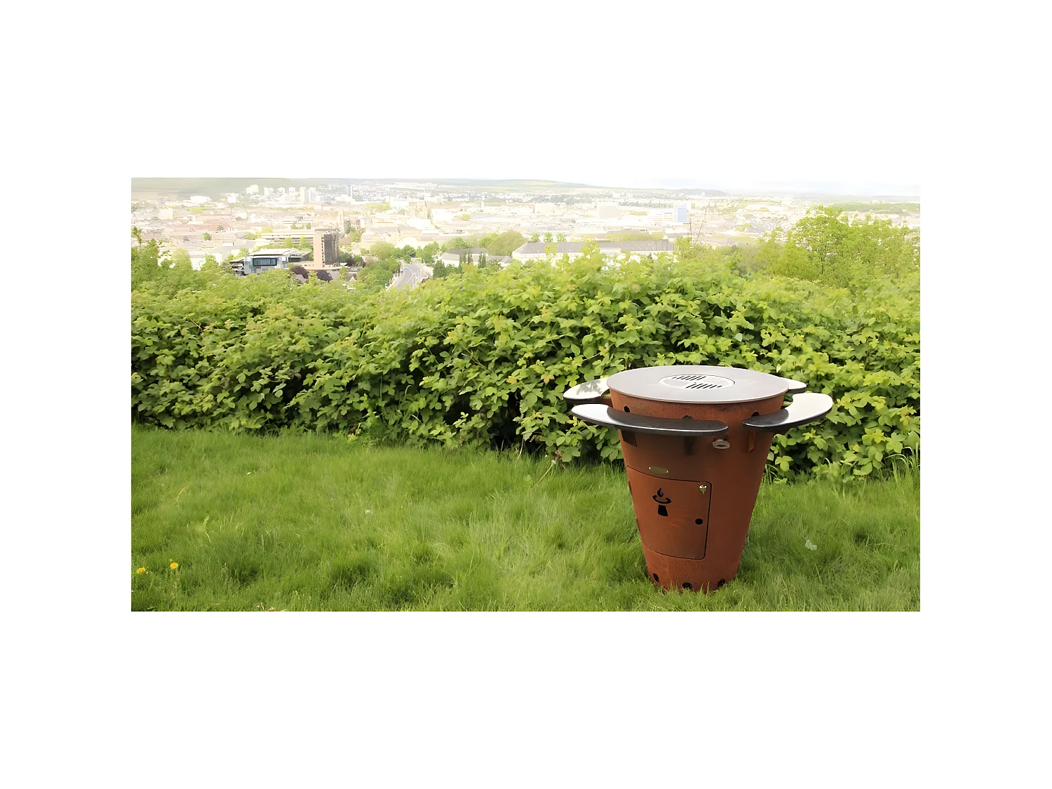 Barbecue Feuerschale aus Stahl Ceasar