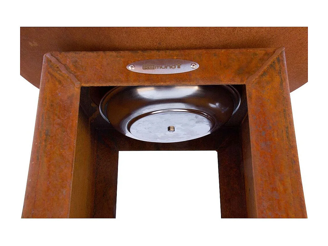 Barbecue brasero en acier  Carus Diamètre 82 cm Hauteur 80 cm