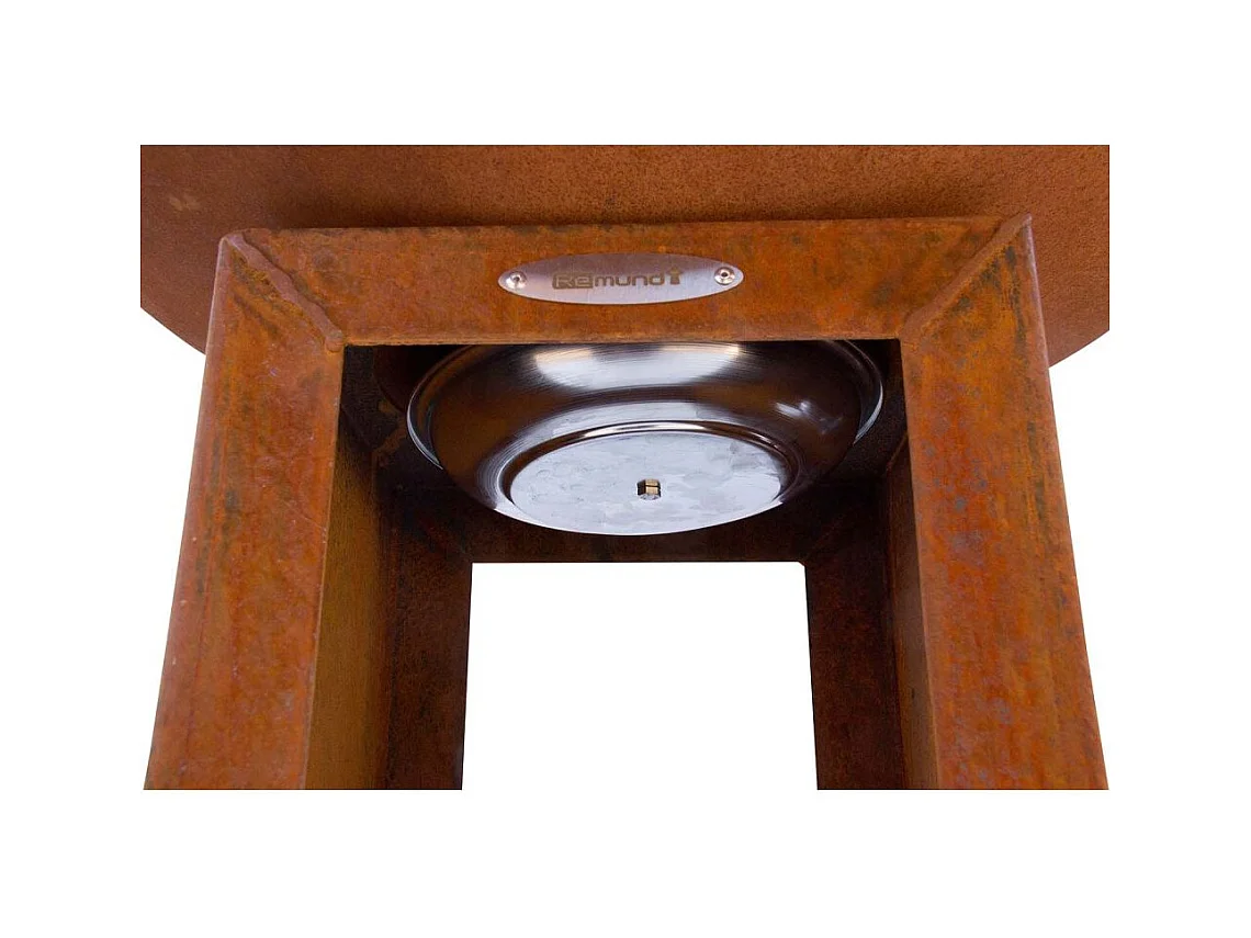 Barbecue brasero en acier  Carus Diamètre 82 cm Hauteur 80 cm