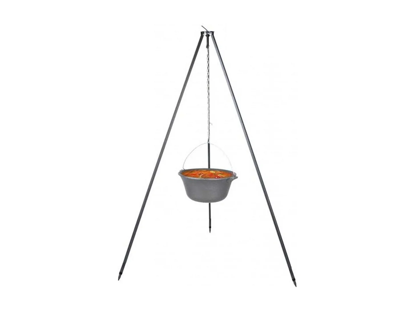 Chaudron en fonte sur trépied 11 litres