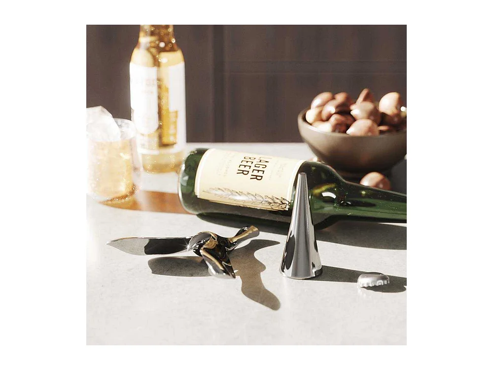 Abridor de botellas con diseño metálico de Tipsy