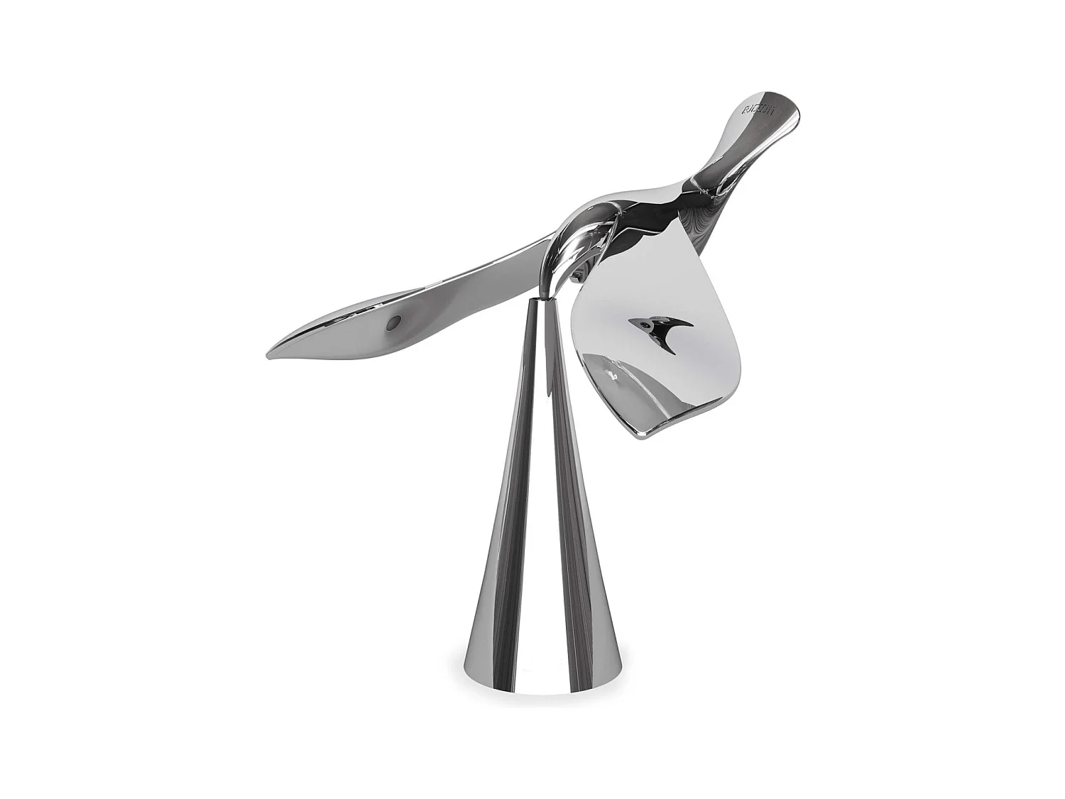 Décapsuleur oiseau design en métal chromé Tipsy