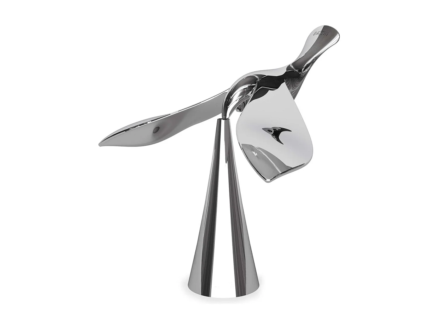 Décapsuleur oiseau design en métal chromé Tipsy