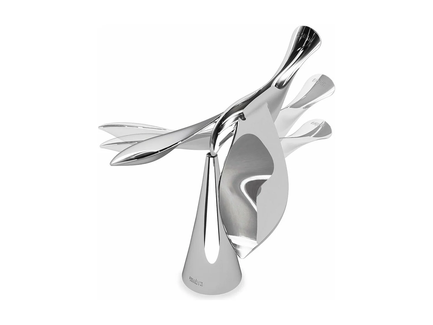 Décapsuleur oiseau design en métal chromé Tipsy