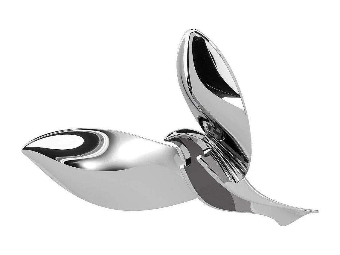 Décapsuleur oiseau design en métal chromé Tipsy