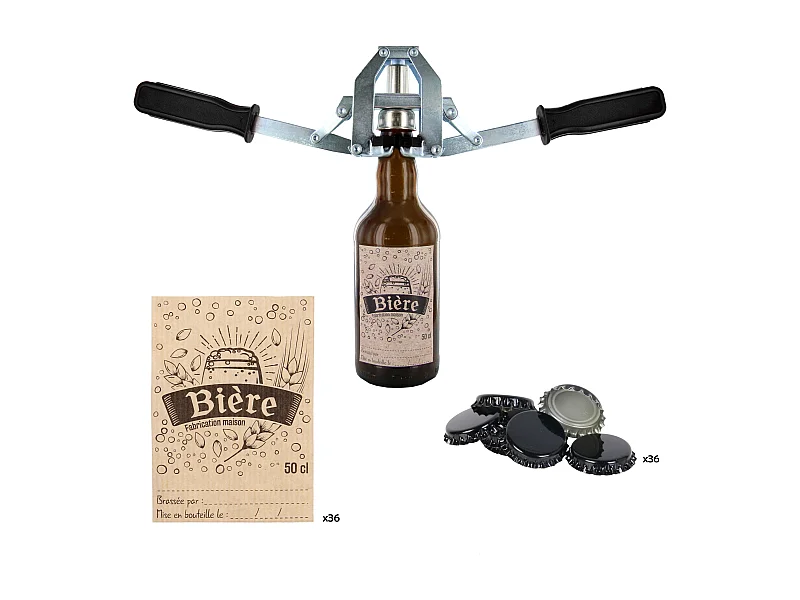 Encapsuleur Avec Capsule Et Etiquette X12 Noir, Rouge